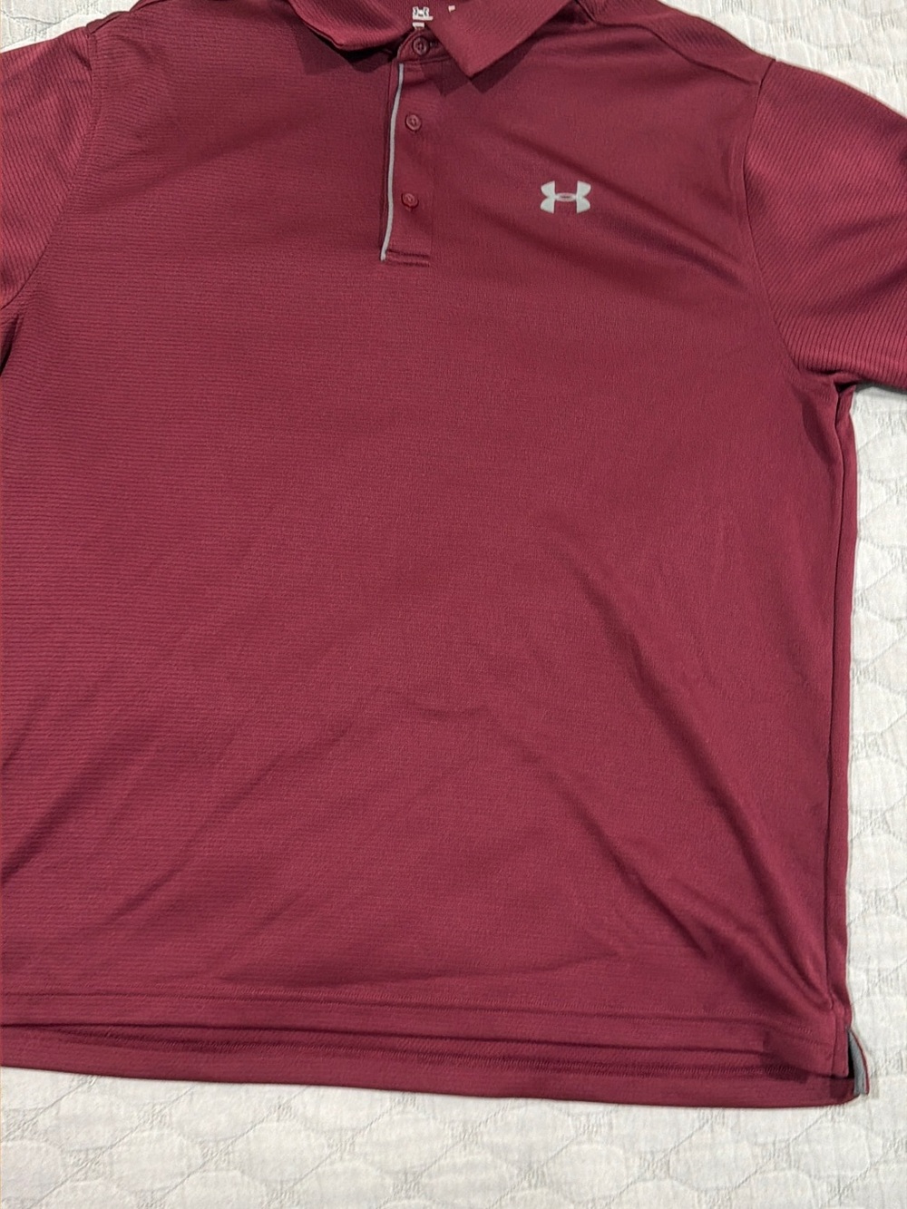 Under Armour Men’s Burgundy Performance Polo